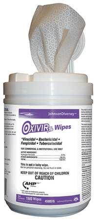 Diversey Oxivir TB Disinfectant Wipes 6 x 7 White 160/Canister 12 Canisters