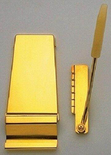 NEW - Long Gibson Style Vibrato With Arm & Cover, GOLD