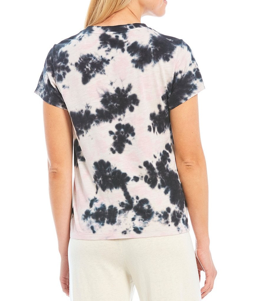 Sanctuary Tie Dye Crew Neck Short Sleeve Perfect Tee