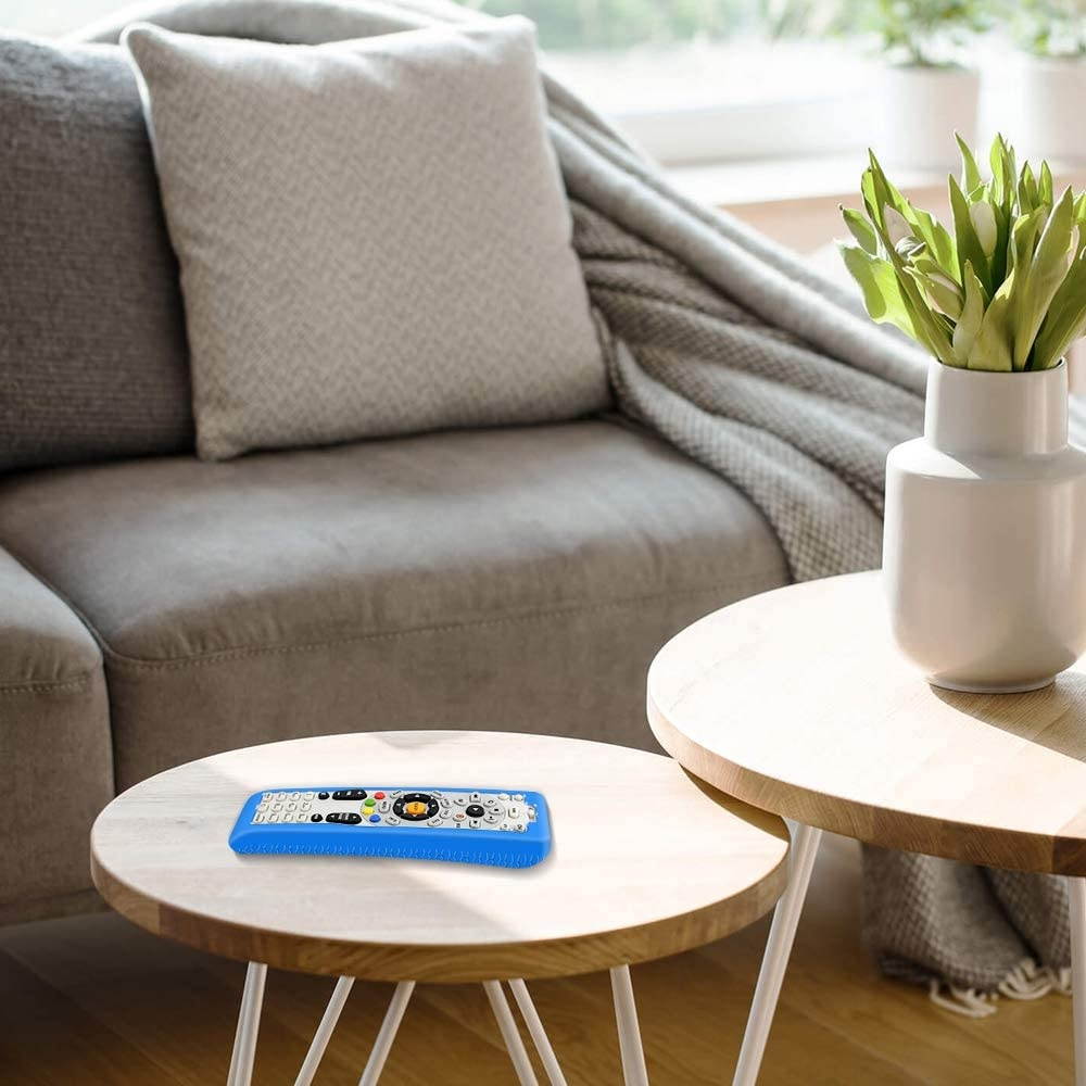 Protective Case for DirecTV RC66RX Remote Control, Silicone Cover Shock Proof Remote Controller Skin Sleeve Replacement Protector Compatible with DirecTV RC64 RC65 RC66 IR/RF Remote-Blue