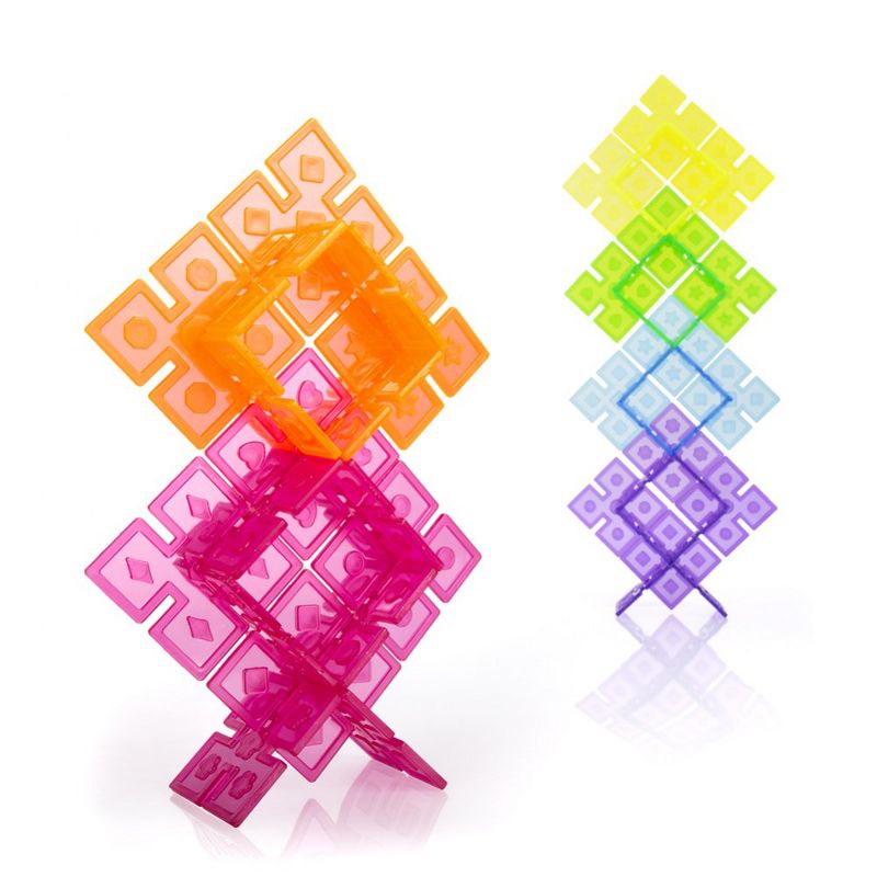 Guidecraft Interlox Squares - 96 Pcs