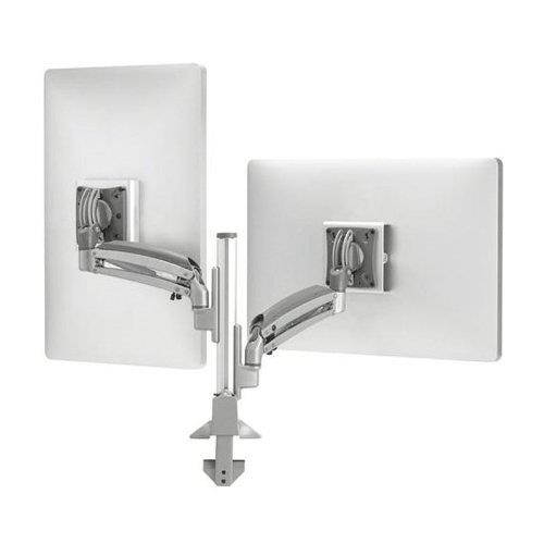K1 Clmn MNT Dual Display 1l Arm, Silver