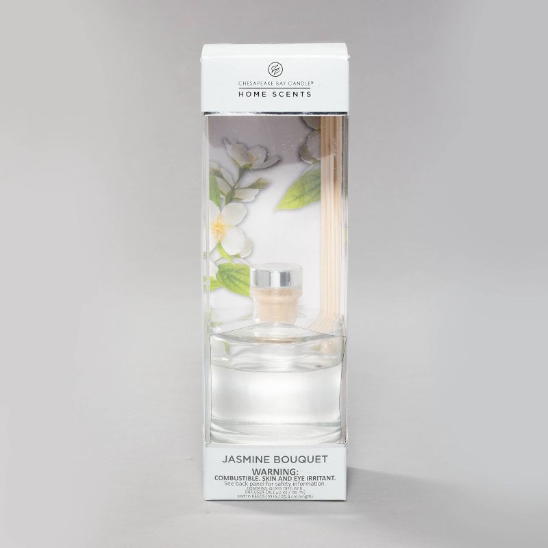 4.5oz Oil Diffuser Jasmine Bouquet - Home Scents By Chesapeake Bay Candle