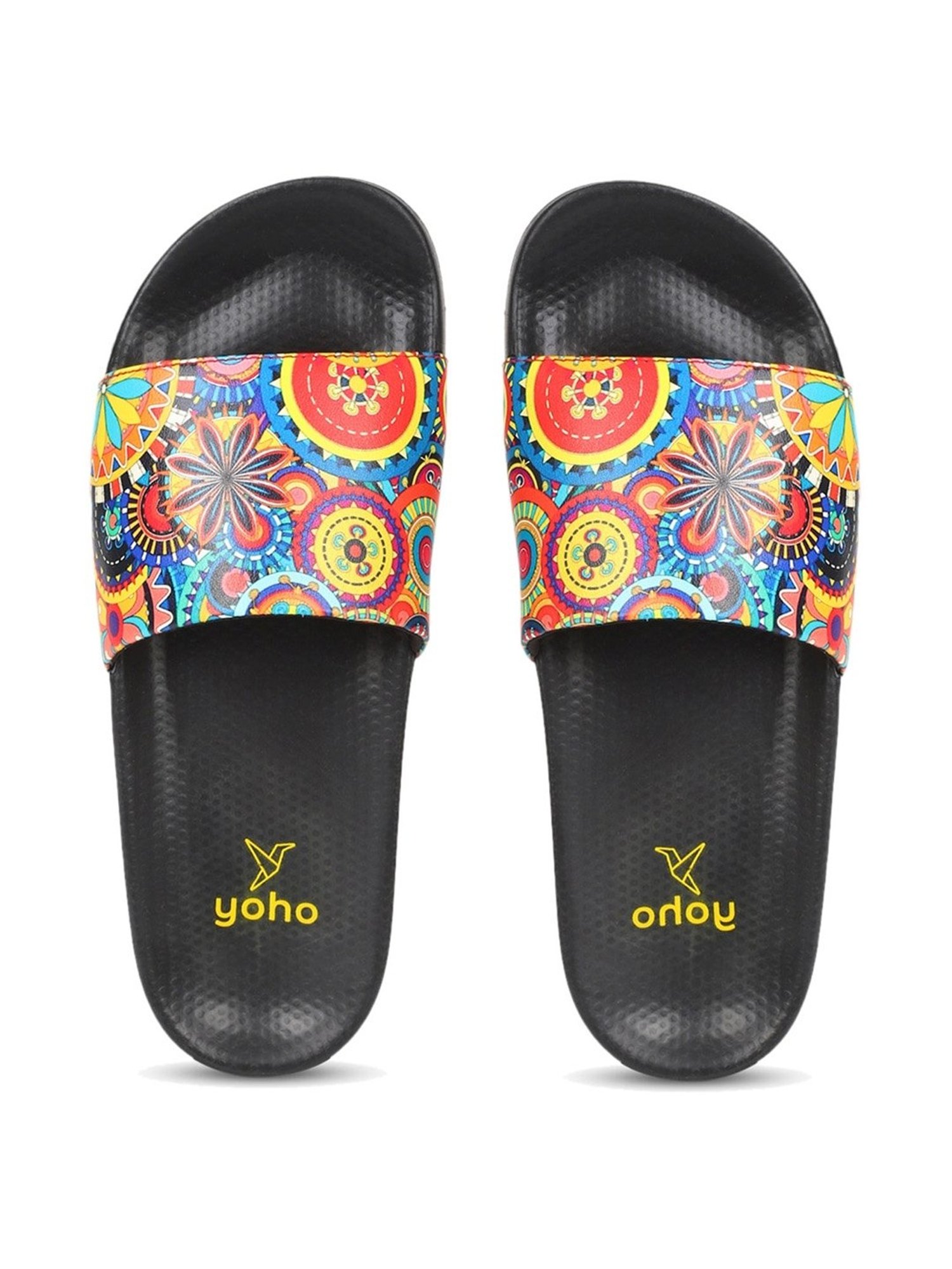 Yoho Women's Tropica Multicolor Slides