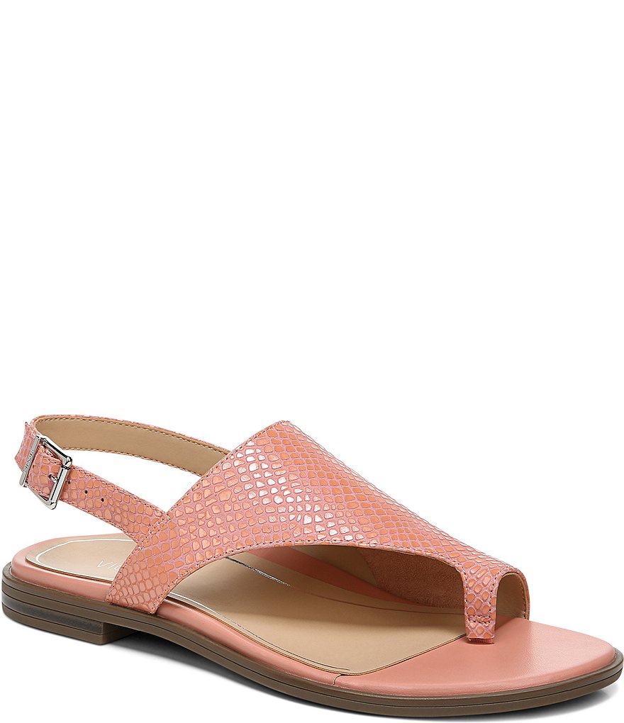Vionic Ella Lizard Embossed Thong Sandals