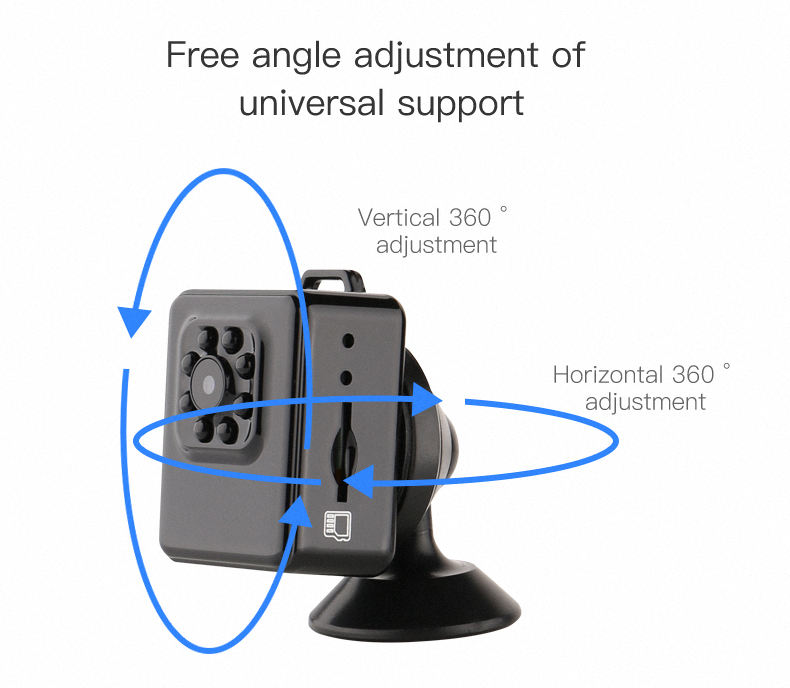 Mini Spy Hidden Camera Full HD Wireless Security Video 1080P Camera with Night Vision and Motion Detection, Portable Tiny Nanny Cam  for Car Indoor Outdoor Home