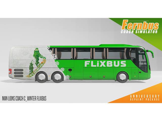 Fernbus Simulator - Anniversary Repaint Package [Online Game Code]