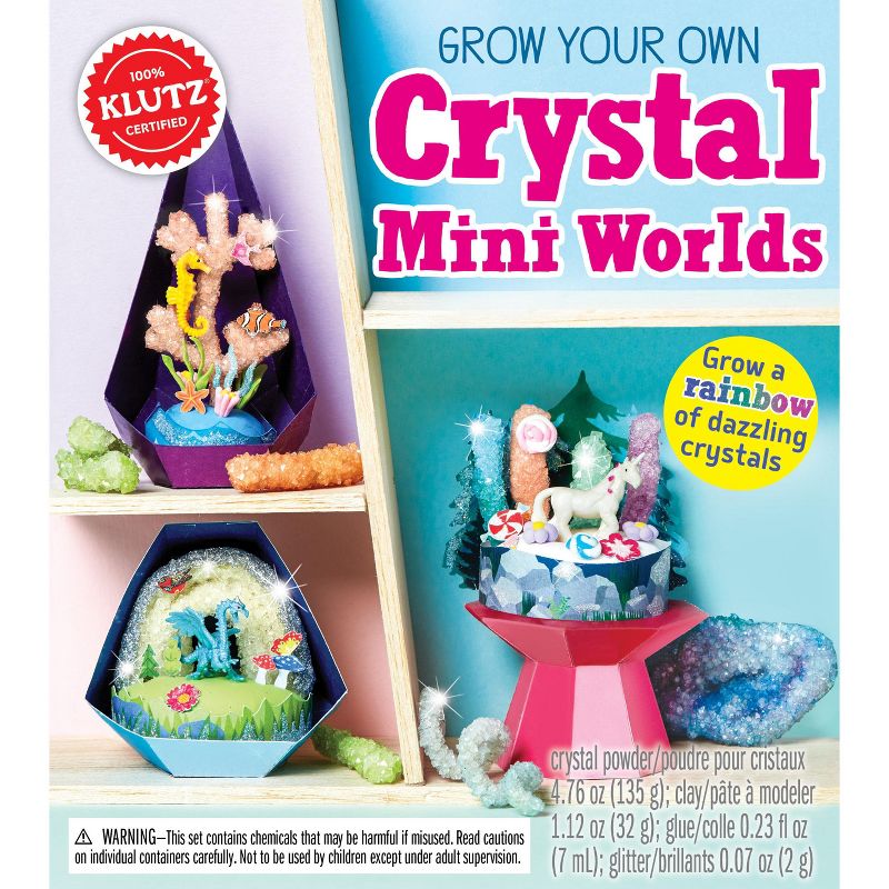 Grow Your Own Crystal Mini Worlds Book Kit