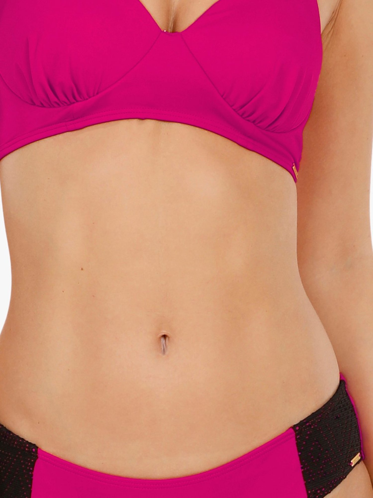 Amante Cherry Pink Lace Bikini Top