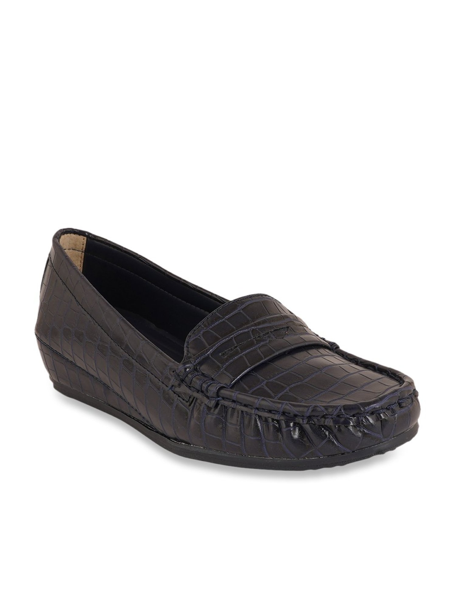 Pelle Albero Women's Black Loafers