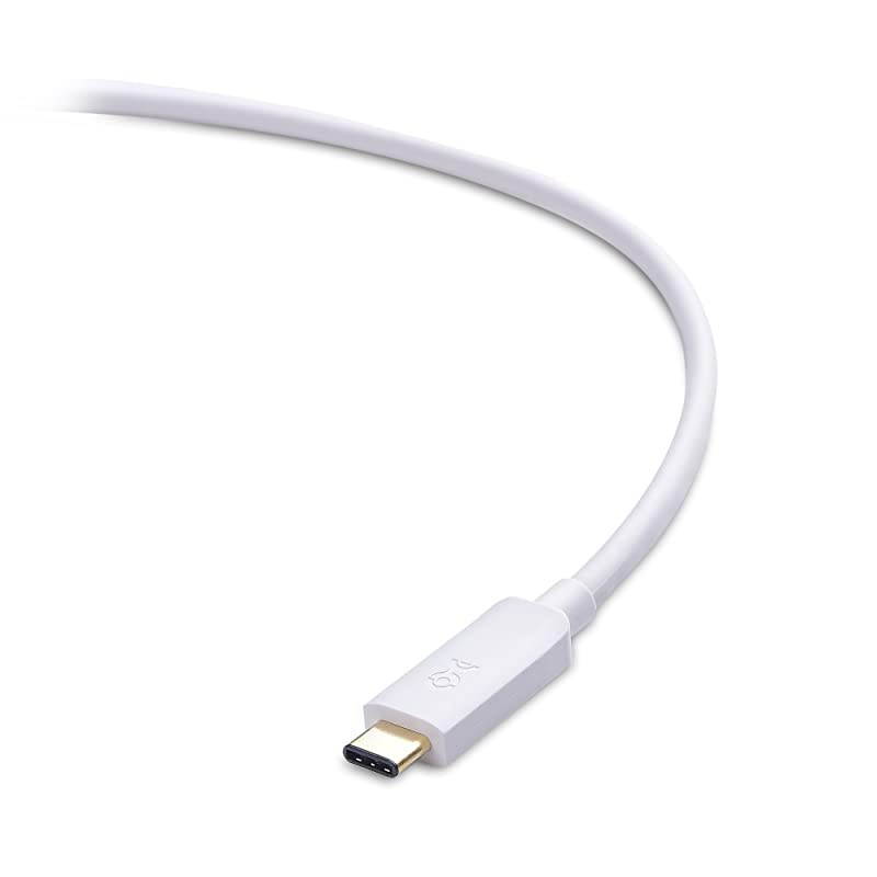 Long USB C to HDMI (USB-C to HDMI Cable) Supporting 4K 60Hz in White 10 ft - Thunderbolt 3 Port Compatible with MacBook Pro, Dell XPS 13, HP Spectre x360, Surface Pro and More