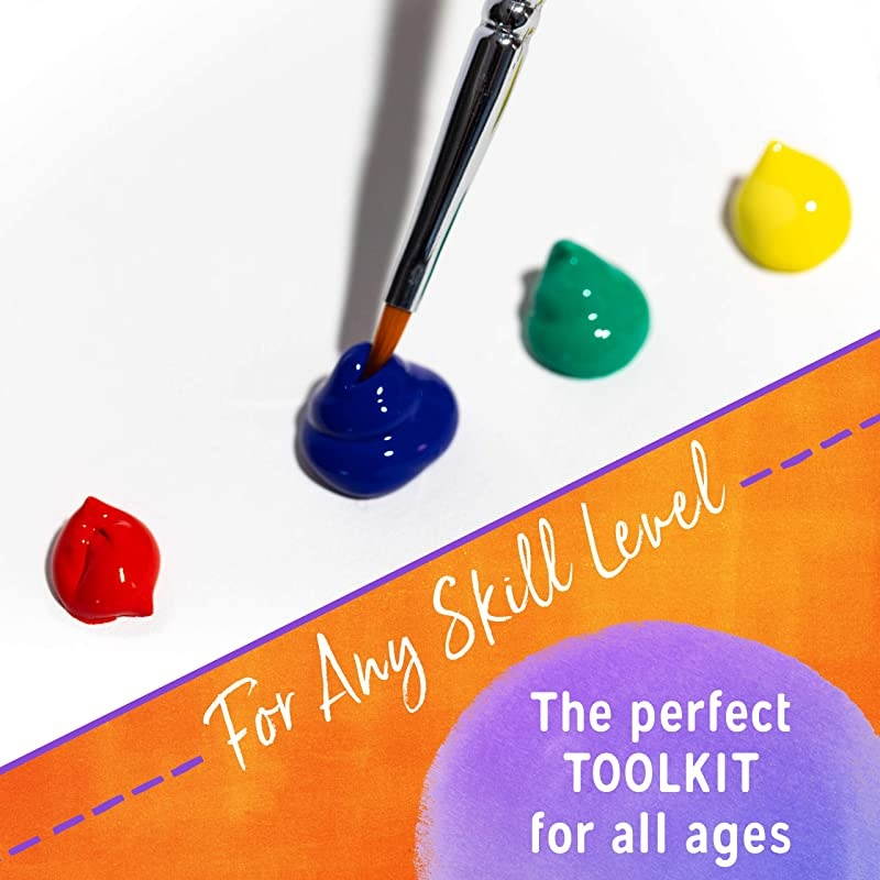 Paintbrushes 15 Piece Set for Detail Painting finetip Paint Brush Set Round Pointed Tips Nylon Hair for Acrylic amp Watercolor Paints