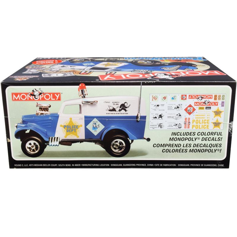 Skill 2 Snap Model Kit 1933 Willys Panel Paddy Wagon Police Van "Monopoly" "85th Anniversary" 1/25 Scale Model by MPC