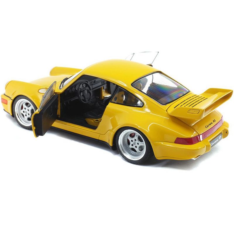 1990 Porsche 911 964 3.8 RS Jaune Yellow 1/18 Diecast Model Car by Solido