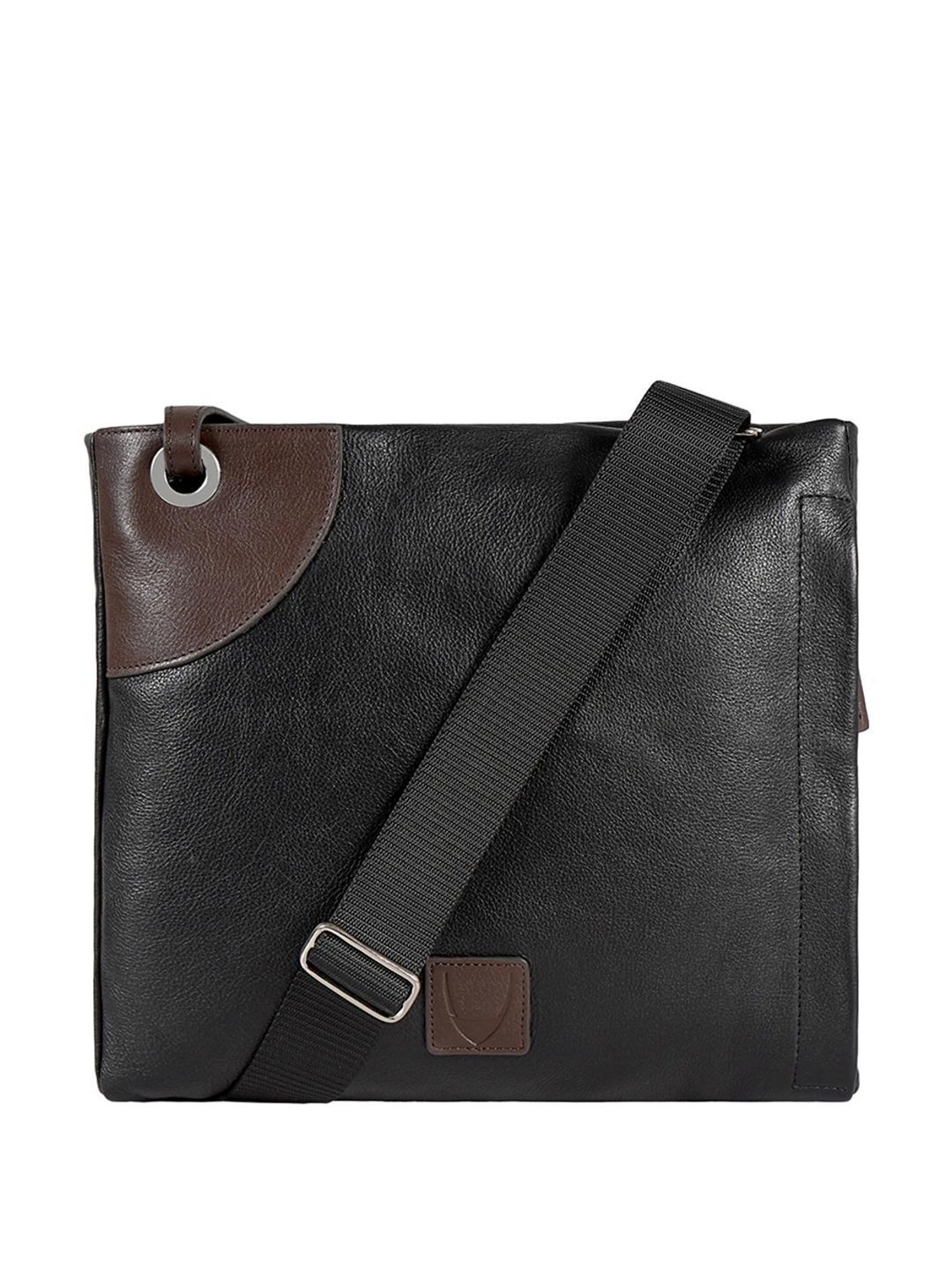 Hidesign Wabi Sabi Black Solid Medium Sling Handbag