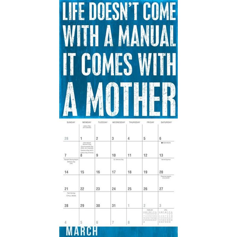 Sellers Publishing 2021 Mom Talk Primitives by Kathy 16-Month Wall Calendar Primitives by Kathy