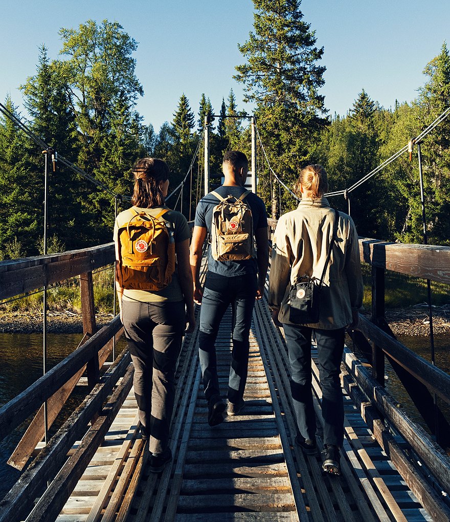 Fjallraven Kanken Water-Resistant Cotton Zipper Convertible Backpack