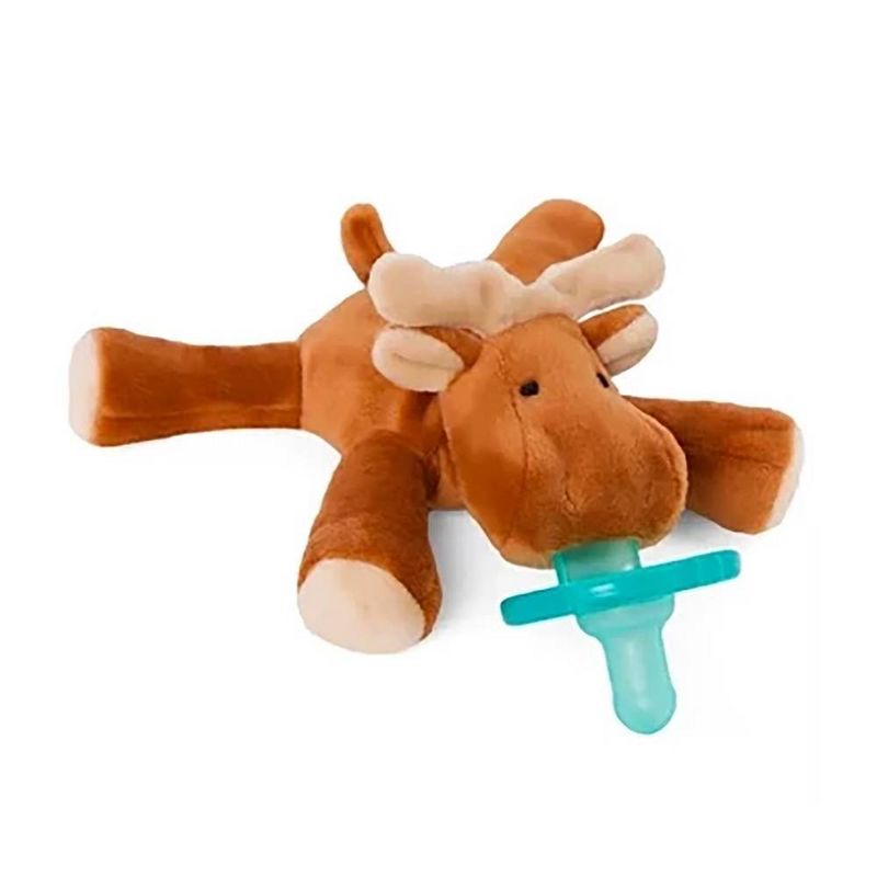 WubbaNub Moose Pacifier - Brown