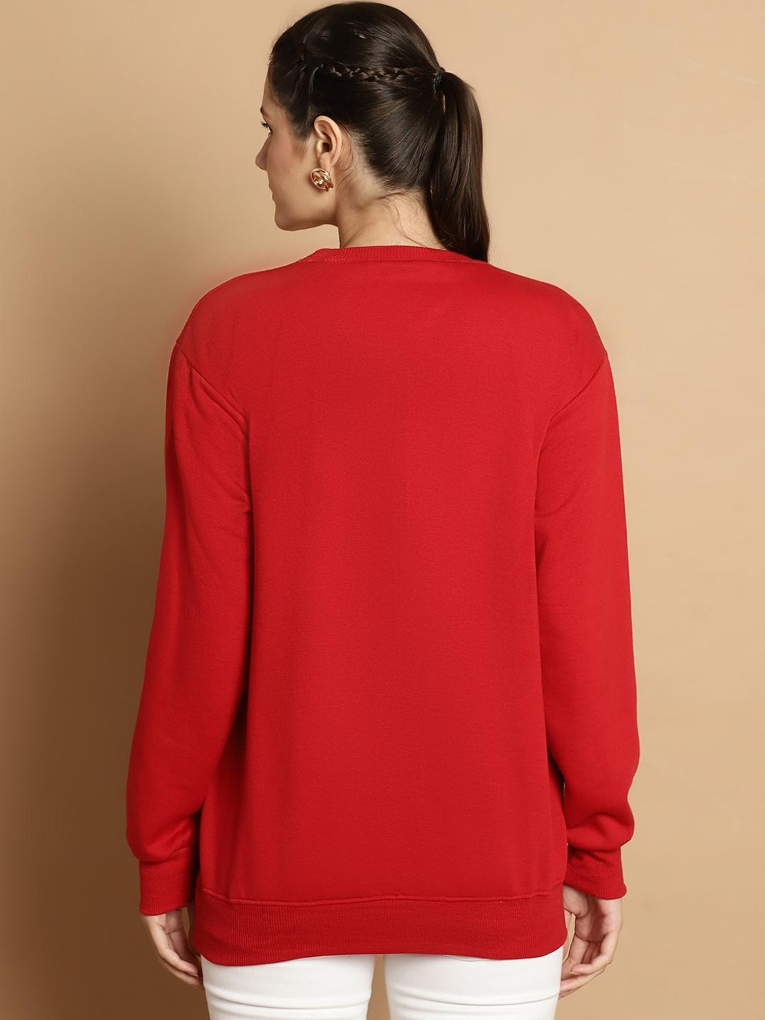 Vimal Jonney Maroon & Rust Printed Sweatshirt - Pack Of 2