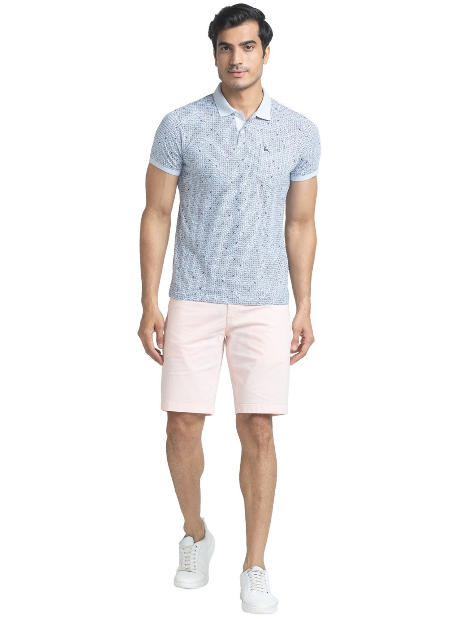 Parx Pink Regular Fit Shorts