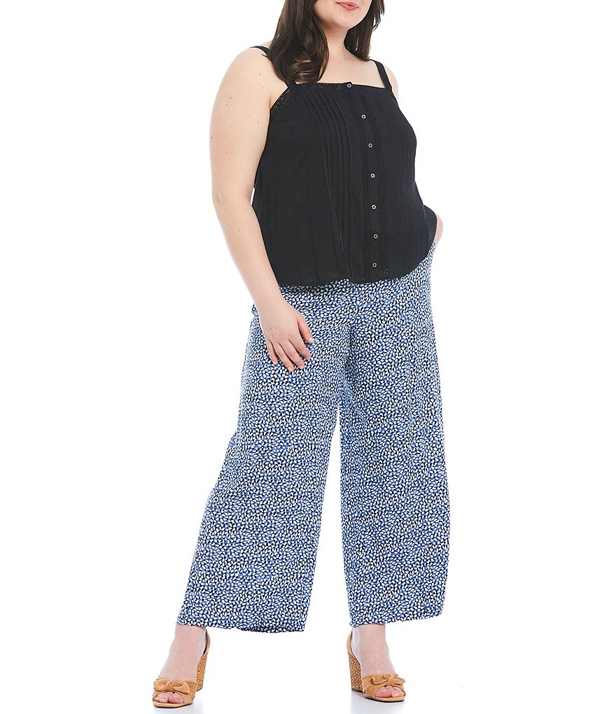 Jessica Simpson Plus Size JJ Red Dahlia Moroccan Border Print Fringe Hem Kimono Jacket