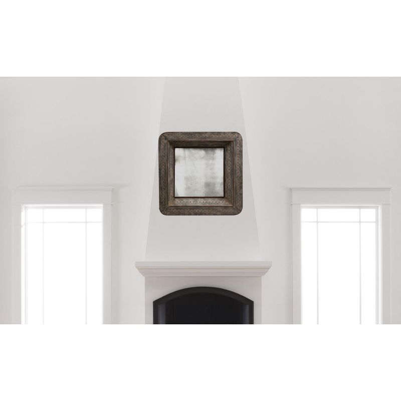 Aurora Distressed Mirrored Decorative Wall Sculpture - Set of 3