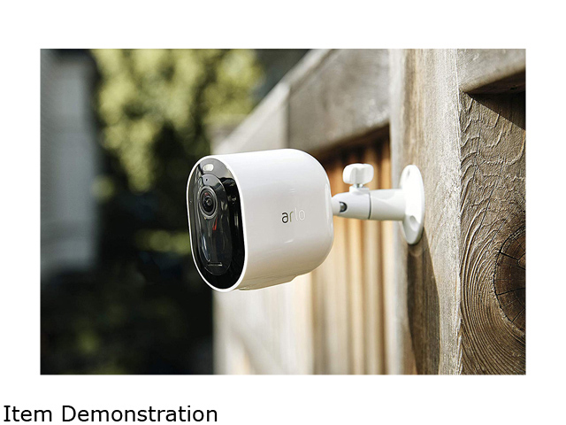 Arlo Pro 3 - Wire-Free Security 3 Camera System, 2K Resolution with HDR, 160&deg; View, Indoor/Outdoor, Color Night Vision, Spotlight, 2-Way Audio, Rechargeable Battery, Siren (VMS4340P)