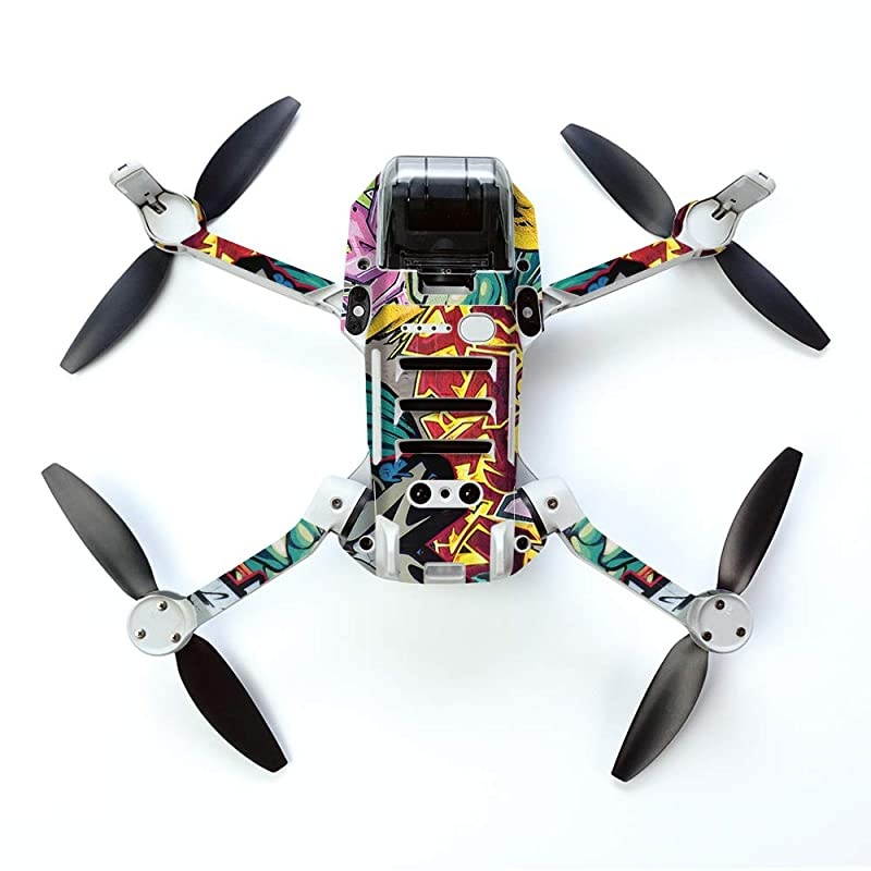 Skin for DJI Mavic Mini Portable Drone Quadcopter - Graffiti Wild Styles | Protective, Durable, and Unique Vinyl Decal wrap Cover | Easy to Apply | Made in The USA
