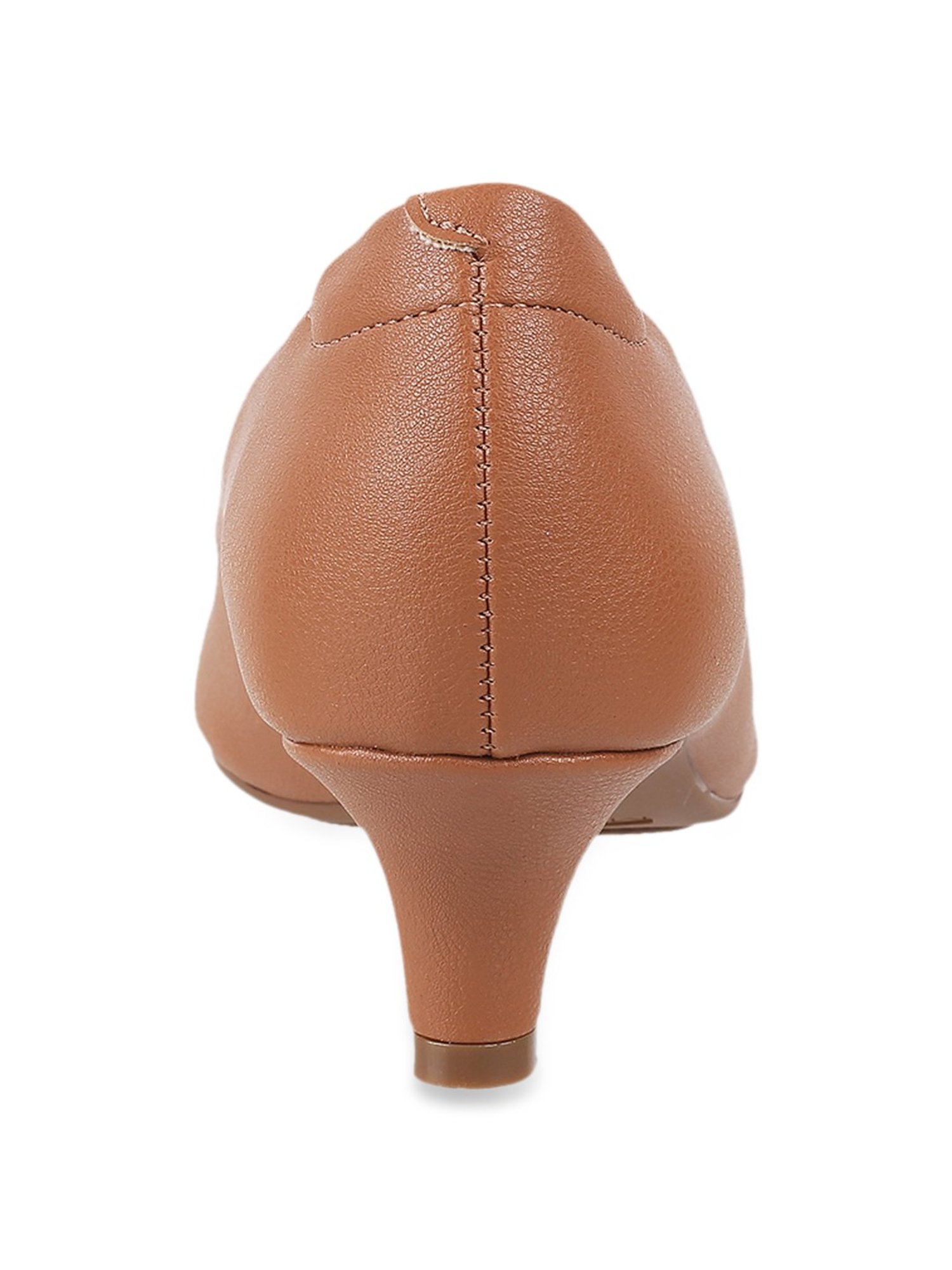 J. Fontini by Mochi Women's Tan Stiletto Pumps