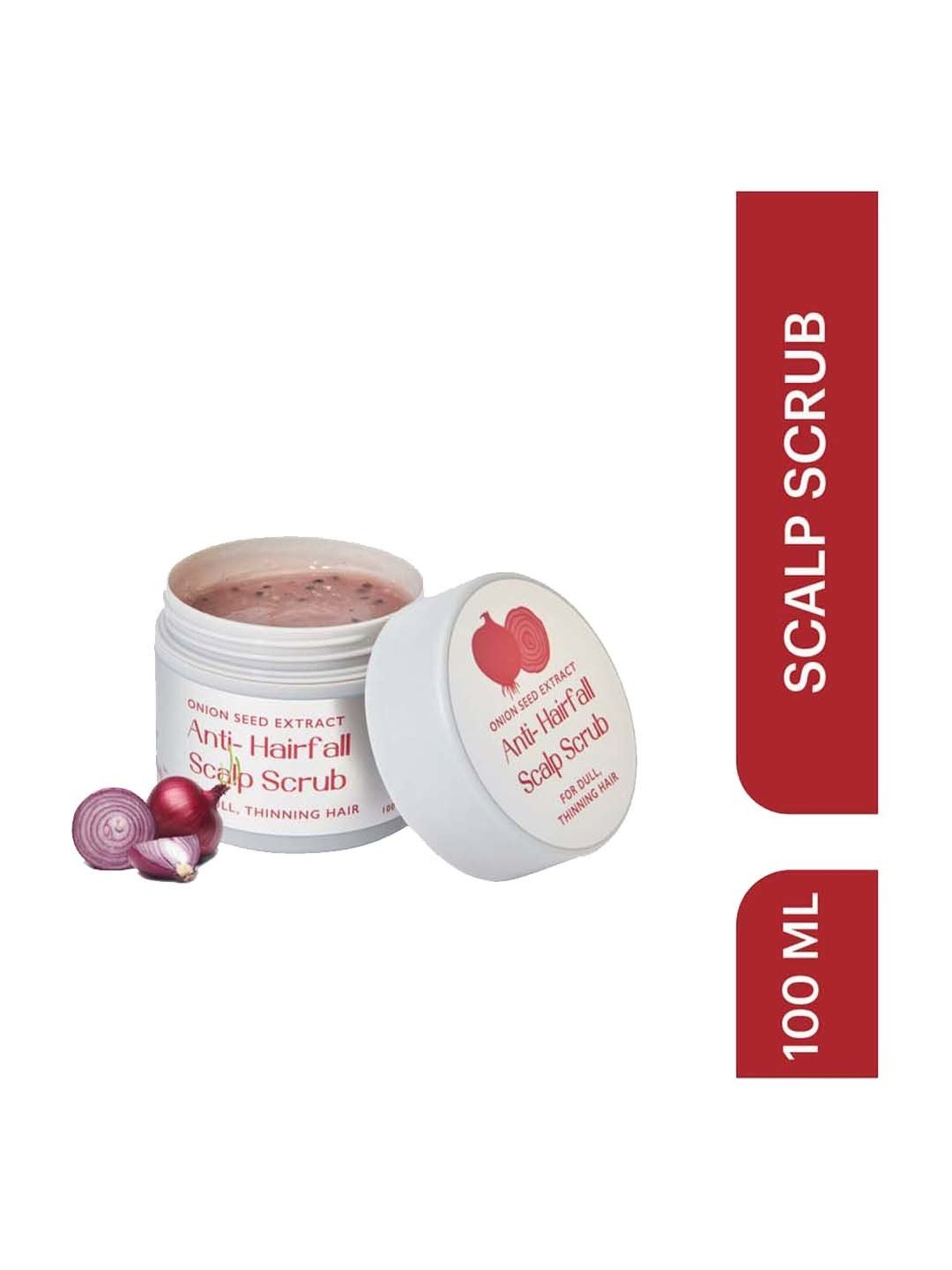 bbb Better Body Bombay Onion Seed Extract Anti-Hairfall Scalp Scrub - 100 gm