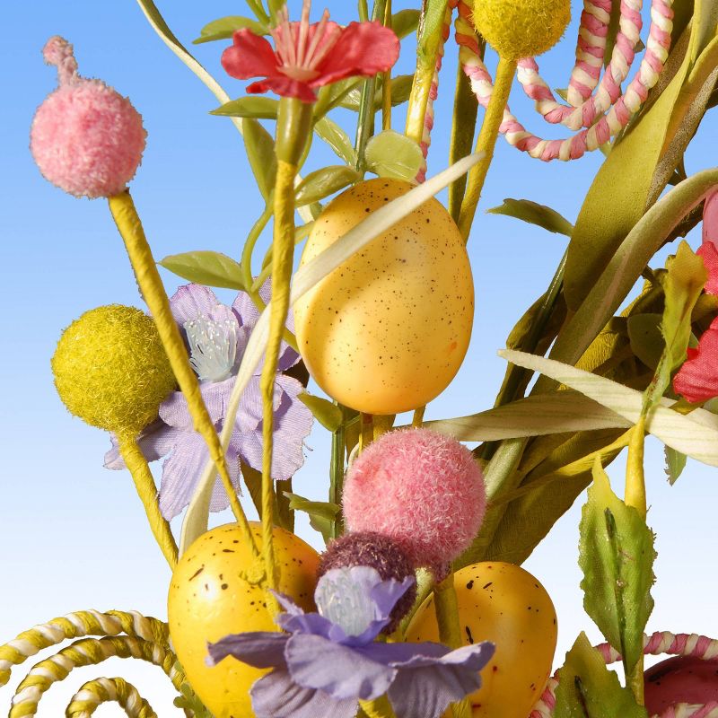 24" Butterfly Garden Accents Easter Wreath - National Tree Company