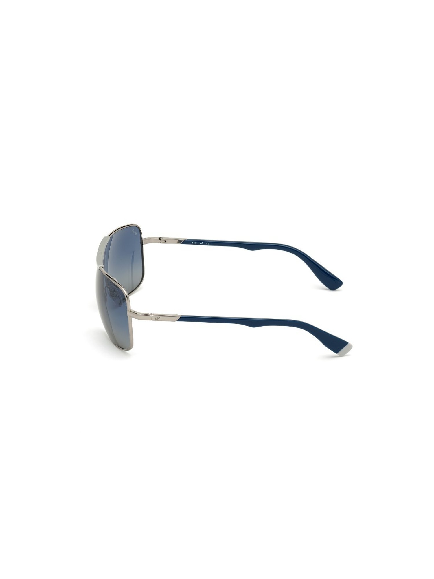 Web Eyewear Blue Rectangular Unisex Sunglasses Designed in Italy