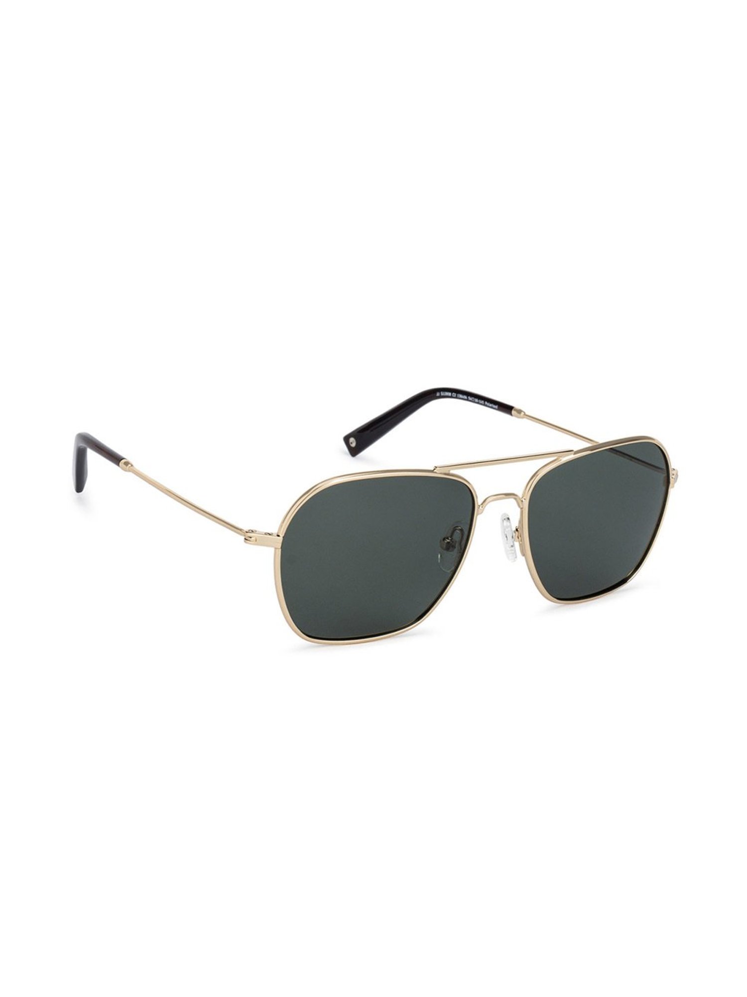 John Jacobs JJ S12808 Green Polarized Square Sunglasses