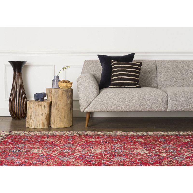 5'4"x9'4" Vintage One-of-a-Kind Marbod Rug Red - Revival Rugs