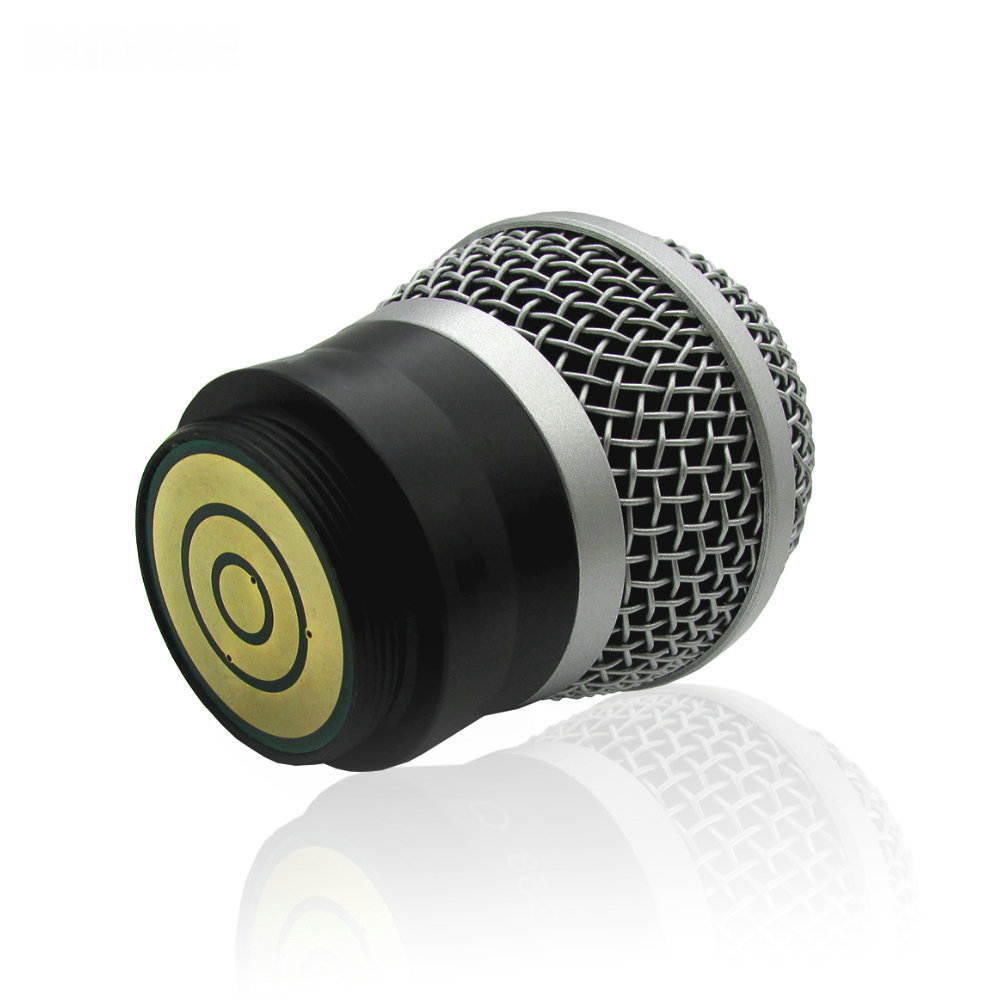 Professional Replacement Microphone Grille With Capsule Ball Head Mesh for SLX PGX Wireless System PG58 Handheld Transmitter