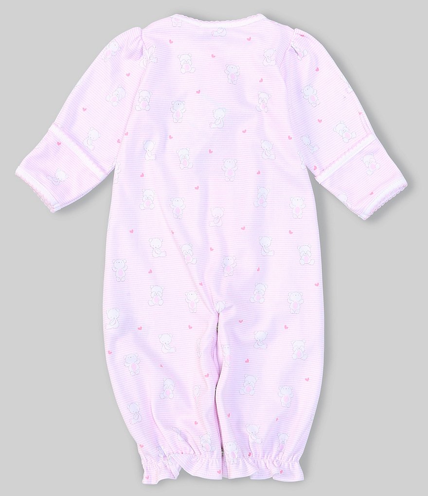 Hudson Baby Infant Girl Fleece Long-Sleeve Gowns 3pk, Navy Rose, 0-6 Months