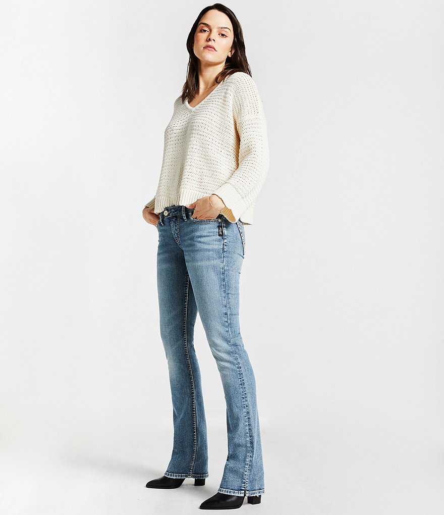 Miss Me Chloe Embellished Wing Flap Pocket Bootcut Jeans