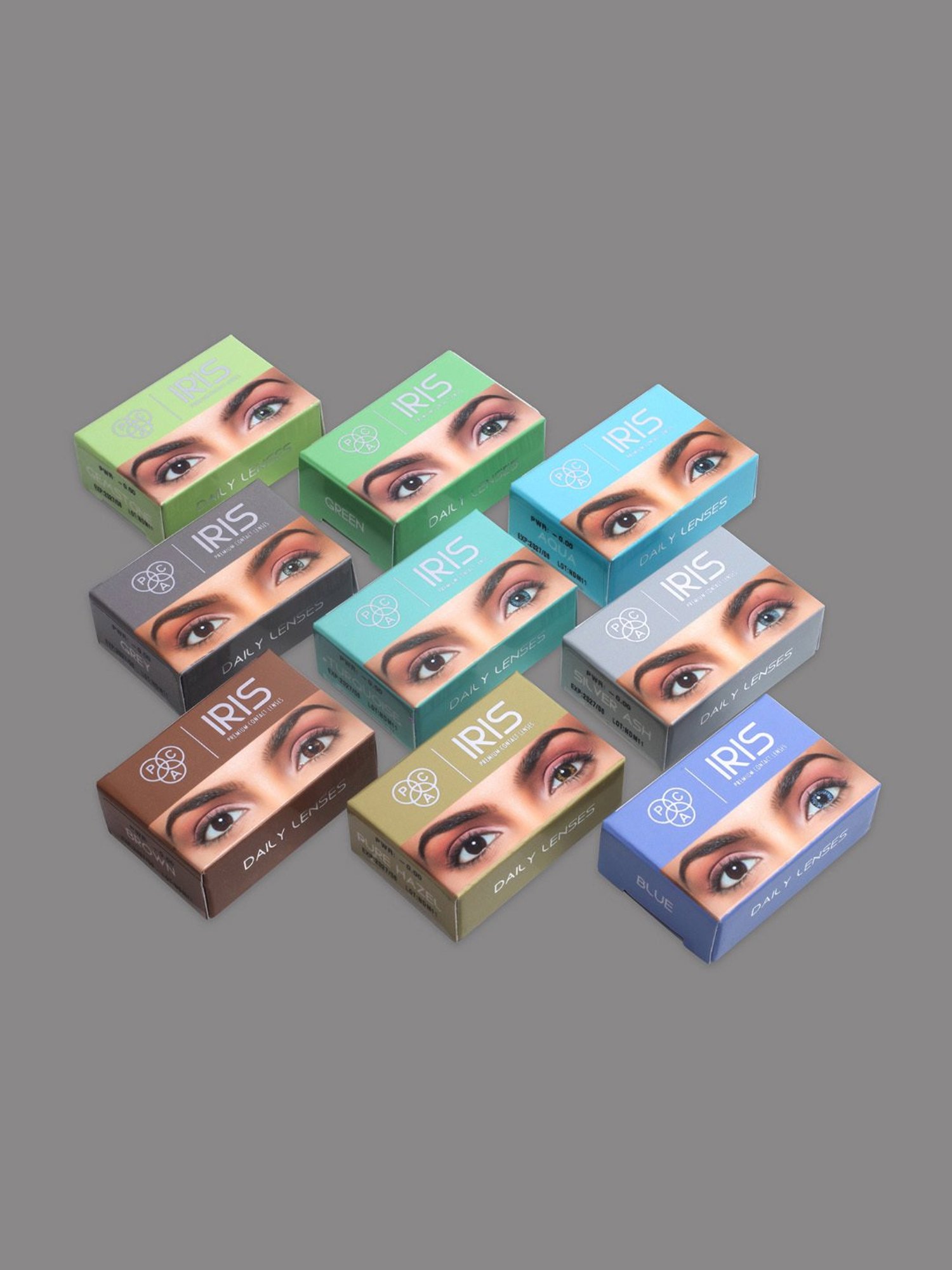 PAC IRIS Premium Contact Lenses Brown - 1 Pair