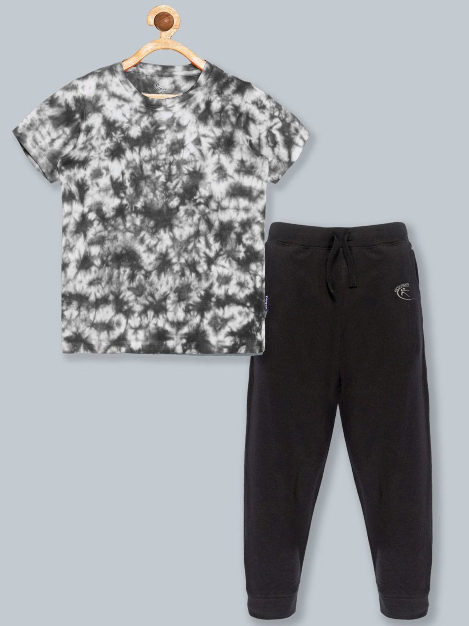 GJ baby Green & White Cotton Camouflage Full Sleeves T-Shirt Set