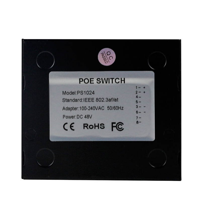 EDUP EP-PS1024 4 port 10/100Mbps PoE Ethernet Switch