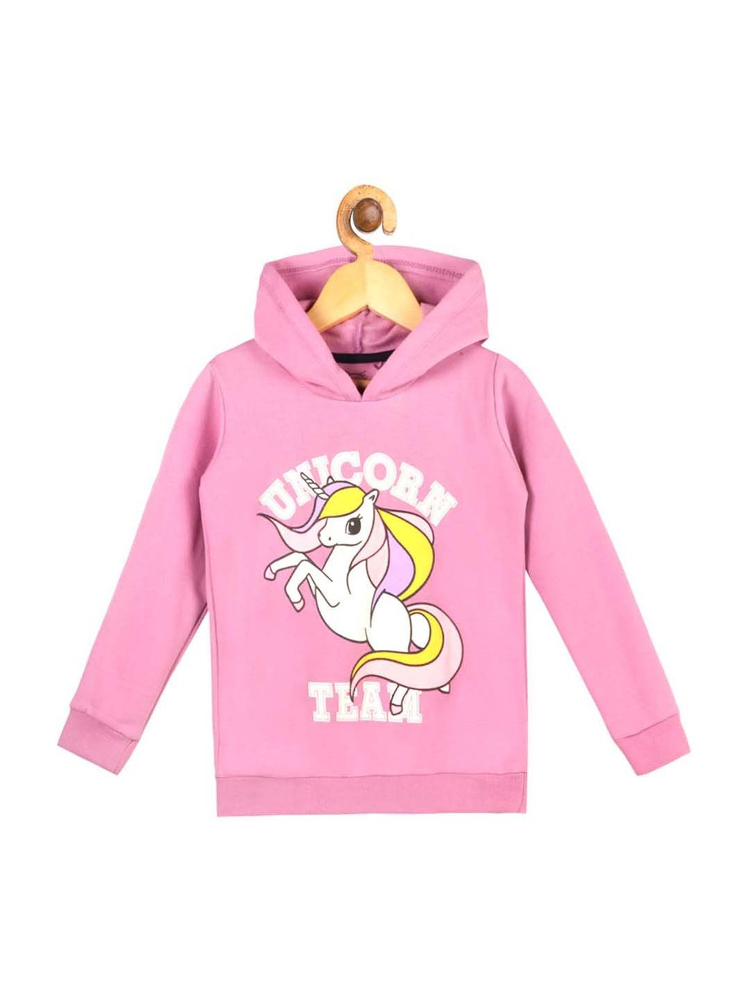 Lazy Shark Kids Purple Printed Hoodie