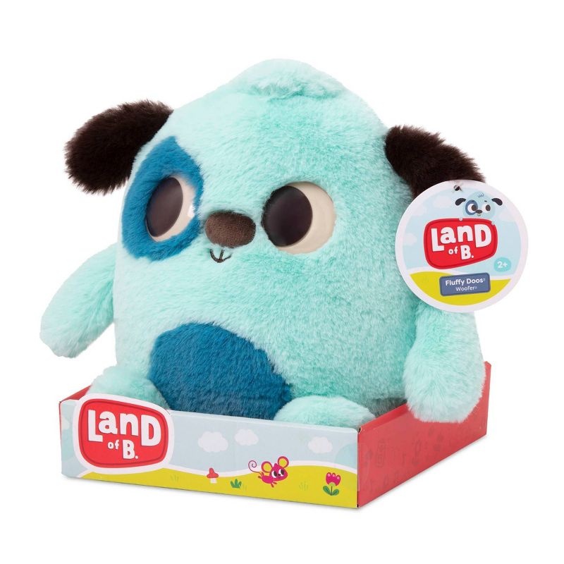 Land of B. Plush Dog Fluffy Doos - Woofer