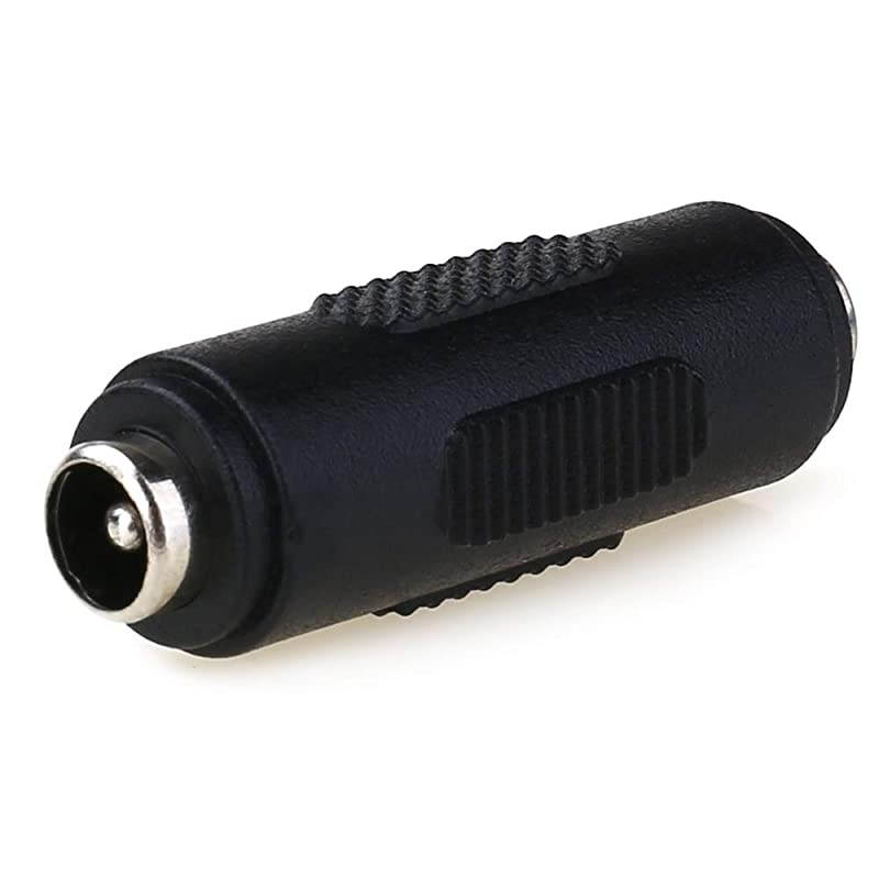 12V 55mm x 21mm DC Power Connector Adapter 1224V Female to Female Power Jack Socket for Led Strip CCTV Security Camera Cable Wire Ends Plug Barrel 2PCS