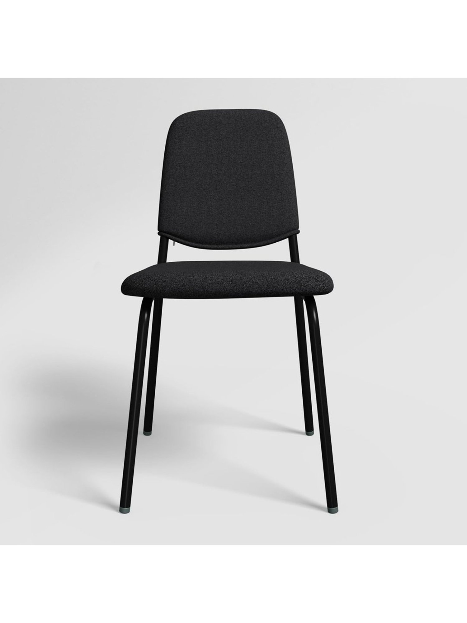 Godrej Interio Kalyx Brown Fabric & Metal Dining Chair - Set of 2