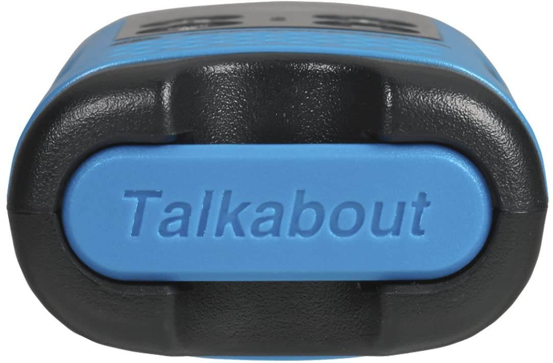 MOTOROLA T100TP Two Way Radio,Blue,Alkaline,PK3