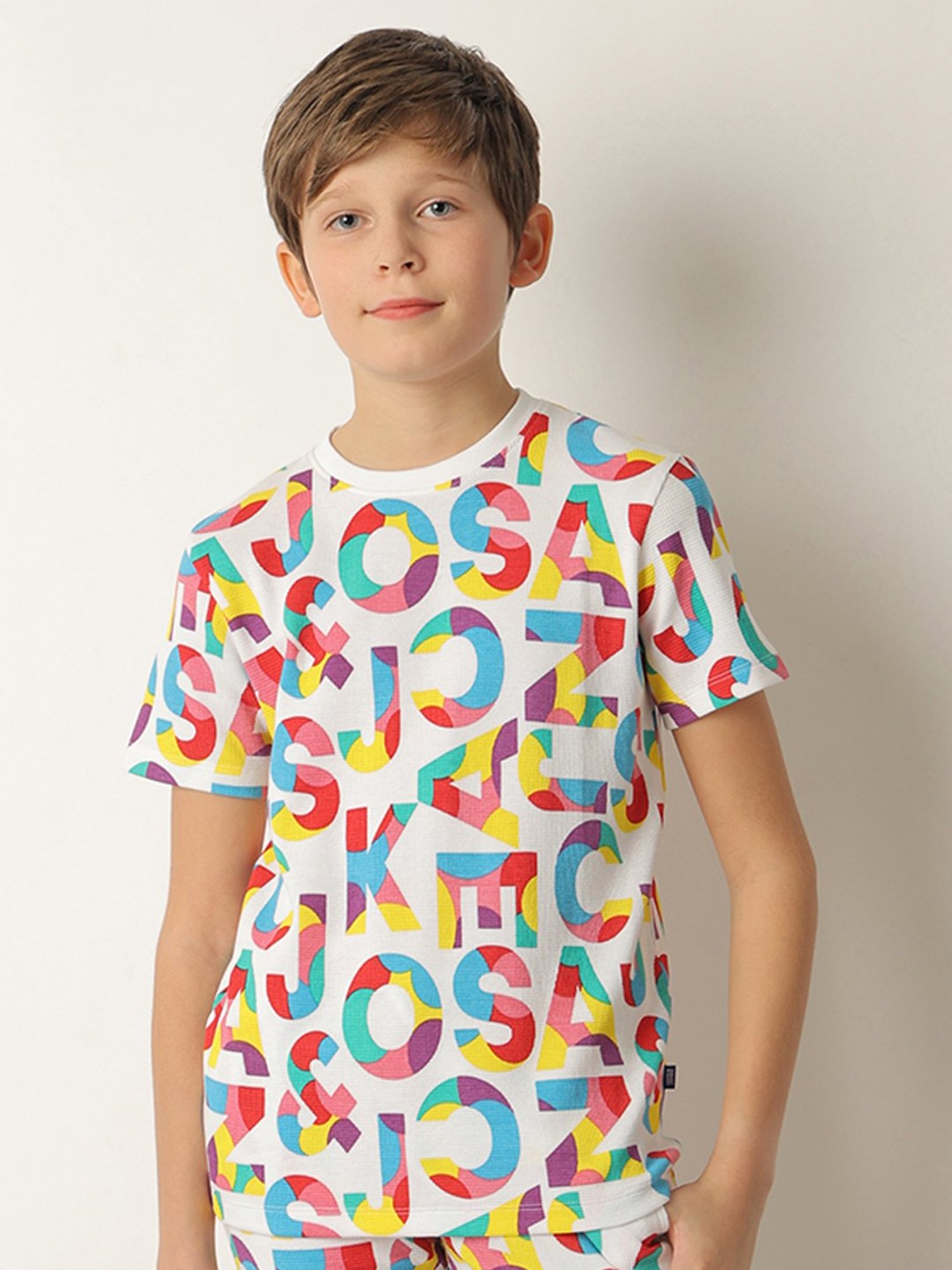 Jack & Jones Junior White Printed T-Shirt