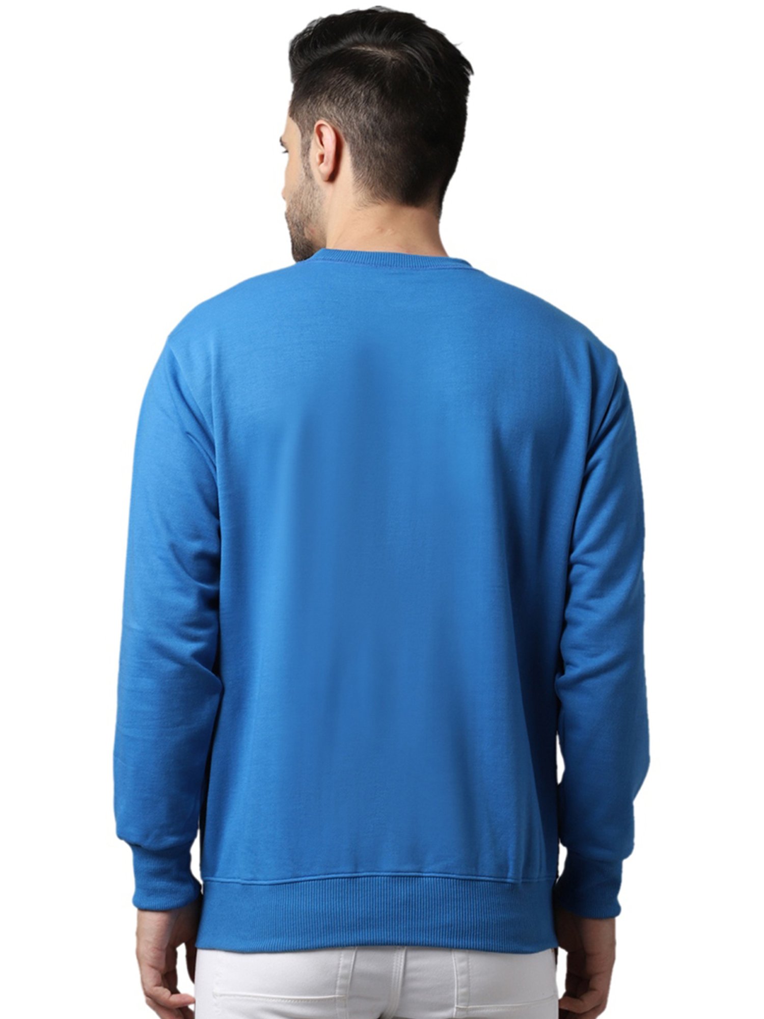Vimal Jonney Blue & Yellow Regular Fit Sweatshirts - Pack of 2