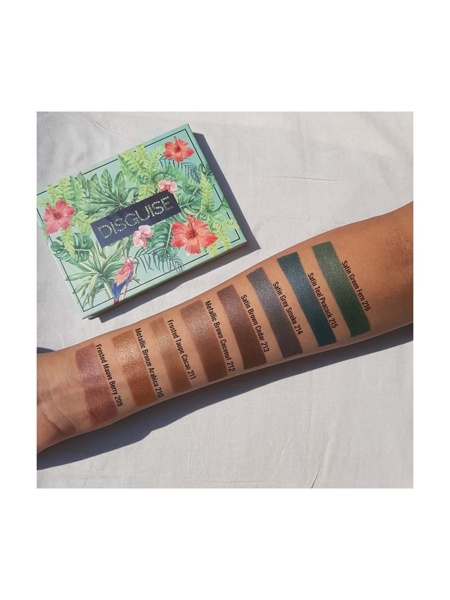 Disguise Cosmetics Satin Smooth Eyeshadow Squares Frosted Mauve Berry 209 - 4.5 Gm