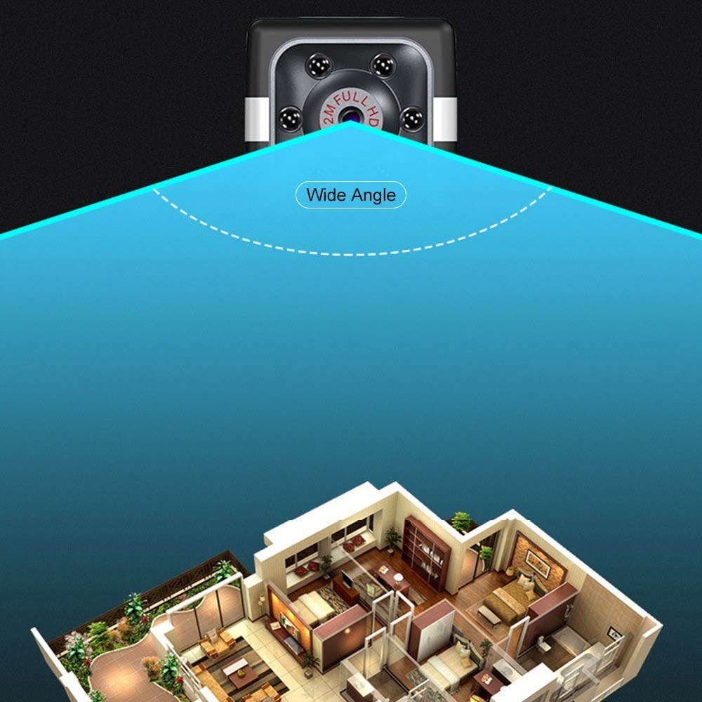 1080P 12MP MINI Micro Camera Full HD Video Cam Night Vision Audio Motion Detection for Baby Pet Outdoor Office