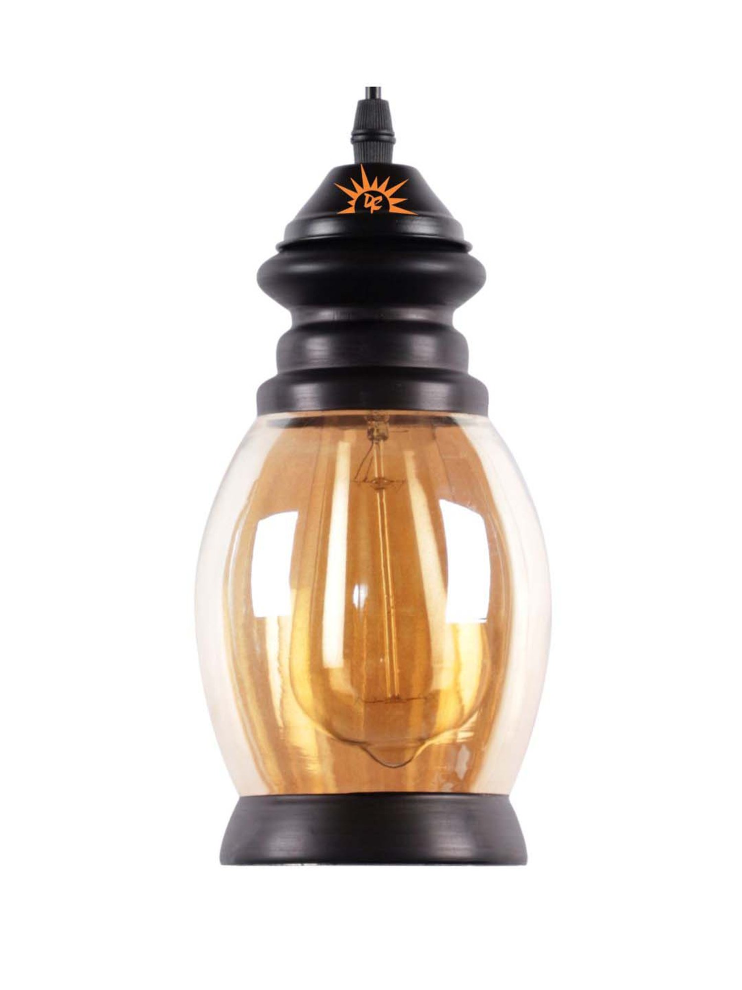 DecorativeRay Transparent Hanging Light - Set of 1